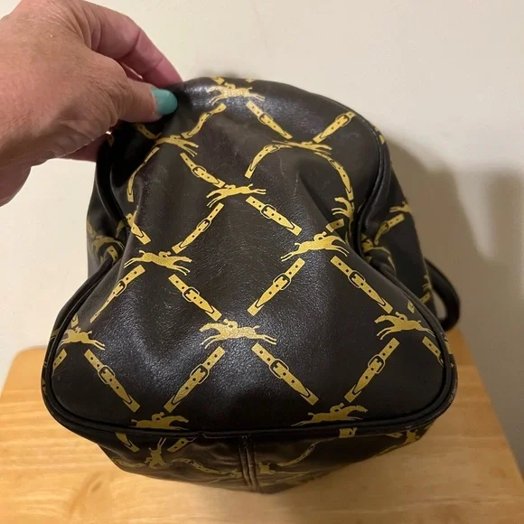 Longchamp Vintage Leather Satchel
